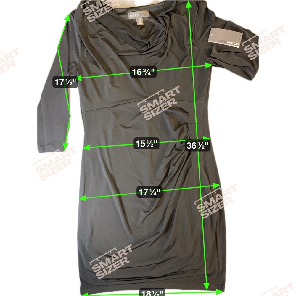 Donna Ricco New York
Women's Dress Size 12
Womens Black Cowel Neck Ruched New - Picture 9 of 9